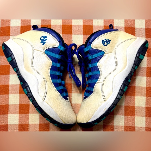 Jordan 10 Retro Charlotte (2016) Men's - 310805-107, Size 9.5, No Box - Picture 1 of 6